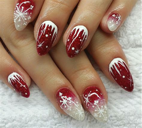 pinterest christmas fingernails